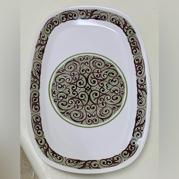 1970s Vtg Discontinued NORITAKE Japan Progression Ole Serving Plate 9043 - Picture 10 of 13